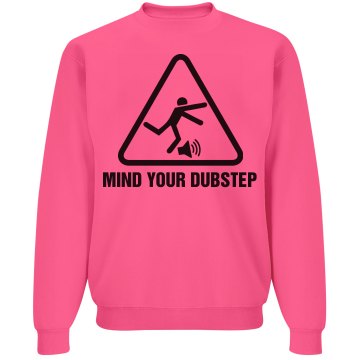 Mind Your Dubstep Junior Fit Bella Long Sleeve Crewneck Jersey Tee