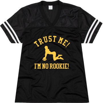 Football Girlfriend Top Junior Fit Soffe Mesh Football Jersey