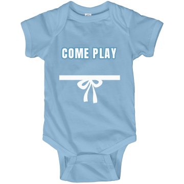 Come Play With Us Twins Infant Rabbit Skins Lap Shoulder Creeper