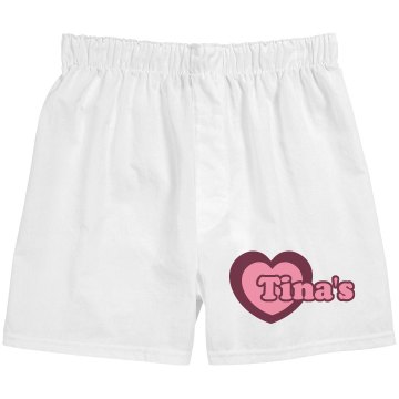 Tina's Valentine Boxers Unisex Robinson Boxer Shorts