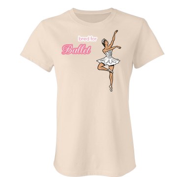 Bred For Ballet Junior Fit Bella Crewneck Jersey Tee