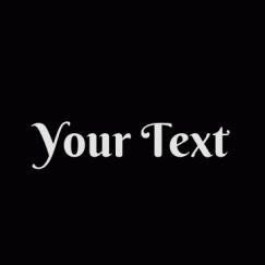 Your Rhinestone Text