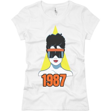 1987 Tee Junior Fit Basic Bella Favorite Tee