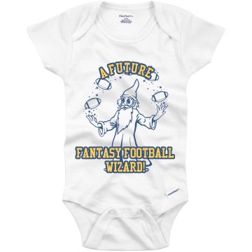 Future Fantasy Football Infant Gerber Onesies