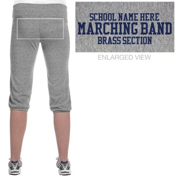 Heart Band Sweatpants Junior Fit Bella French Terry Lounge Pants