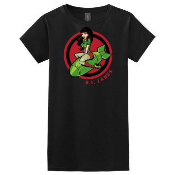 G.I. Janes Roller Derby Misses Relaxed Fit Gildan Ultra Cotton Tee