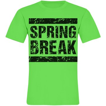 Neon Spring Break Unisex American Apparel Neon Crew Neck Tee