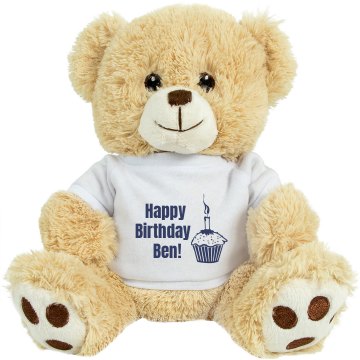 Birthday Teddy Small Plush Teddy Bear
