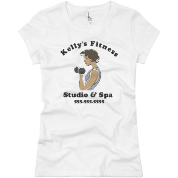 Kelly's Fitness Studio Junior Fit Basic Bella Favorite Tee