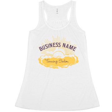 Horizons Tanning Salon Misses Relaxed Fit Basic Anvil Heavyweight Tank Top