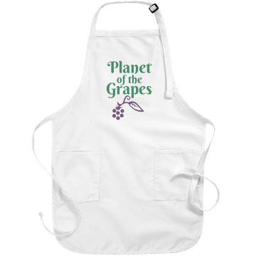 Planet Of The Grapes Port Authority Adjustable Full Length Apron