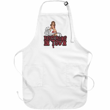 Best Buns In Town Basic White Apron