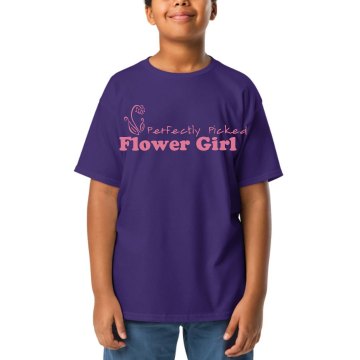 Flower Girl Youth Gildan Heavy Cotton Crew Neck Tee
