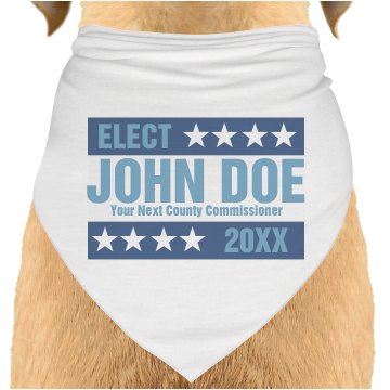 Local Election Pet Dog Bandana
