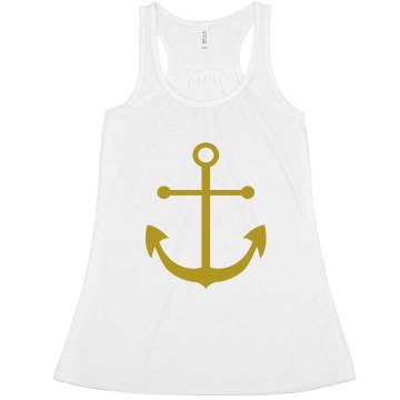 Gold Anchor Misses Bella Flowy Lightweight Tank