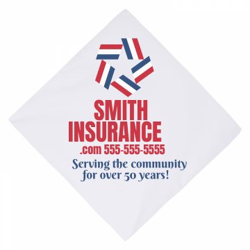 Furry Insurance Ad Dog Bandana