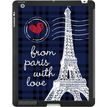 From Paris With Love Black iPad Smart Cover