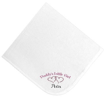 Daddy's Little Girl Infant Rabbit Skins Thermal Blanket