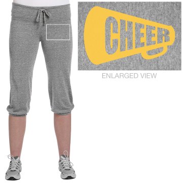 Cheer Capris Junior Fit Soffe Fleece Capri