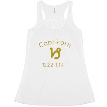 Capricorn Tank Junior Fit Bella Sheer Longer Length Rib Tank Top