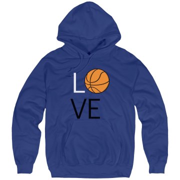 Basketball Mom Love Unisex Hanes Ultimate Cotton Heavyweight Hoodie