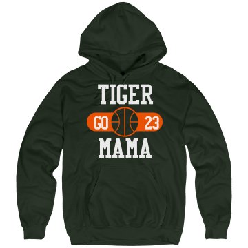 Tiger Basketball Mama Unisex Hanes Ultimate Cotton Heavyweight Hoodie
