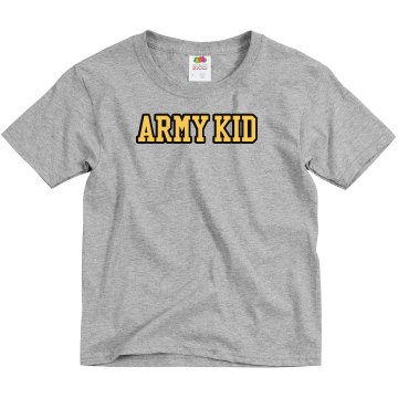 Army Kid Camo Youth Code V Camouflage Tee