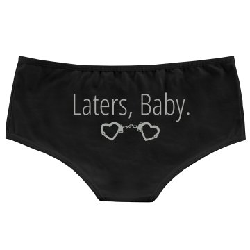 Laters, Baby Rhinestones Bella Hotshort