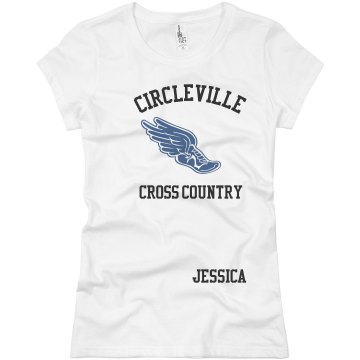 Circleville Cross Country Junior Fit Basic Bella Favorite Tee