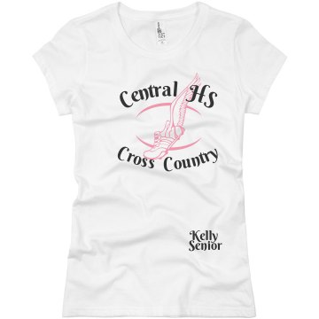 Central Cross Country Junior Fit Basic Bella Favorite Tee