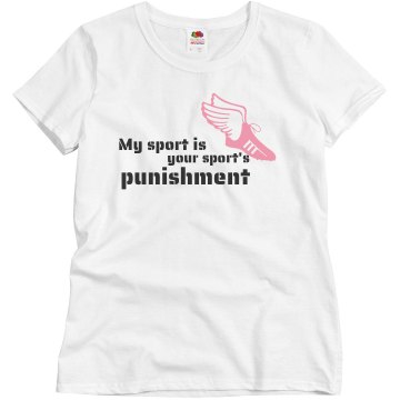 My Sport Is Better Misses Relaxed Fit Basic Gildan Ultra Cotton Tee