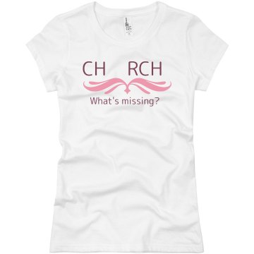 What's Missing Junior Fit Basic Bella Favorite Tee