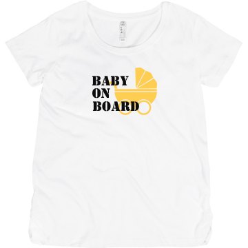 Baby On Board Maternity LA T Sportswear Tee