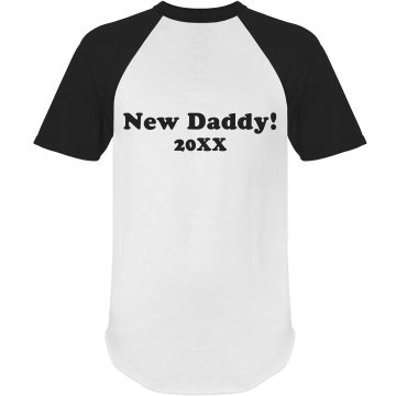 New Daddy Tee Unisex Anvil Ringer Tee