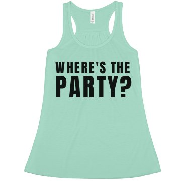 Where's The Party? Misses American Apparel Neon Oversized Crop Tank
