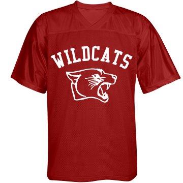 Wildcat Jersey w/ Back Unisex Augusta Replica Football Jersey