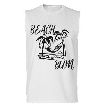 Beach Bum Unisex Gildan Ultra Cotton Sleeveless Tee