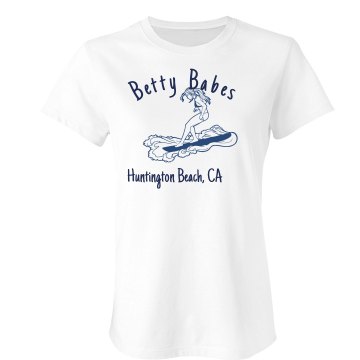 Surfer Chick Cali Misses Relaxed Fit Basic Anvil Heavyweight Tank Top