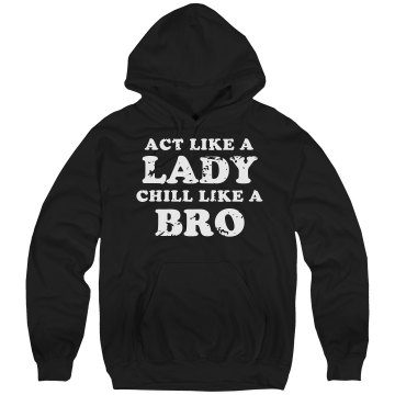 Chill Like A Bro Unisex Gildan Heavy Blend Hoodie