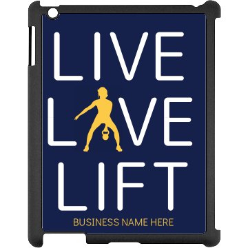 Kettlebell Business Promo Black iPad Snap-on Case