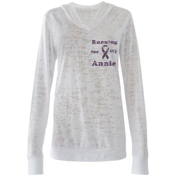 Alzheimer's Runner Alo Women's Long Sleeve 1/2 Zip Hoodie