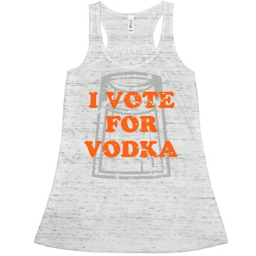 Yellow Vote For Vodka Misses American Apparel Neon Oversized Crop Tank