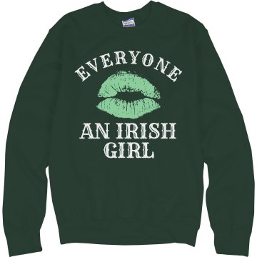 Irish Girl Junior Fit Bella 1x1 Rib Cap Sleeve Raglan Tee