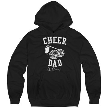 Cheer Dad Black  Unisex Hanes Ultimate Cotton Heavyweight Hoodie