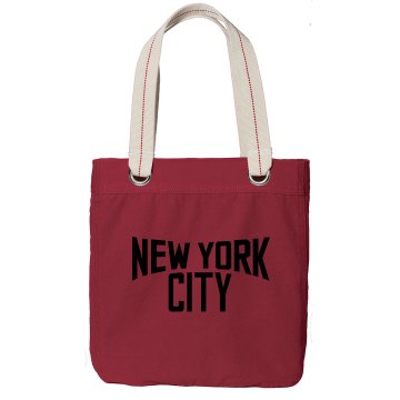 New York Bag Port Authority Color Canvas Tote