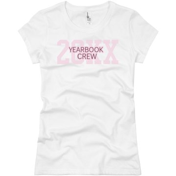 Yearbook Crew Junior Fit Basic Bella Favorite Tee