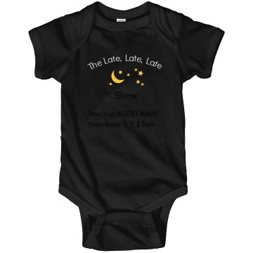 Custom TV Baby One Piece Infant Rabbit Skins Lap Shoulder Creeper