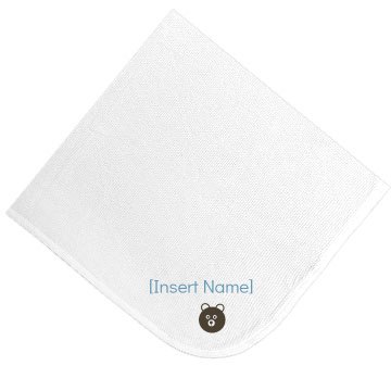 Custom Bear Blanket Infant Rabbit Skins Thermal Blanket