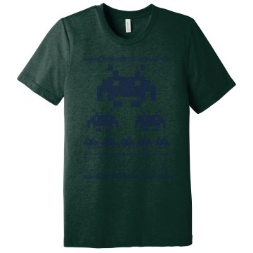 Alien Invasion Sweater Unisex Canvas Triblend Tee