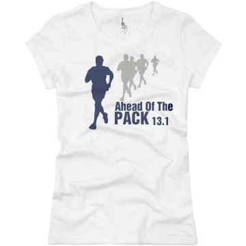 Ahead Of The Pack 13.1 Junior Fit Basic Bella Favorite Tee